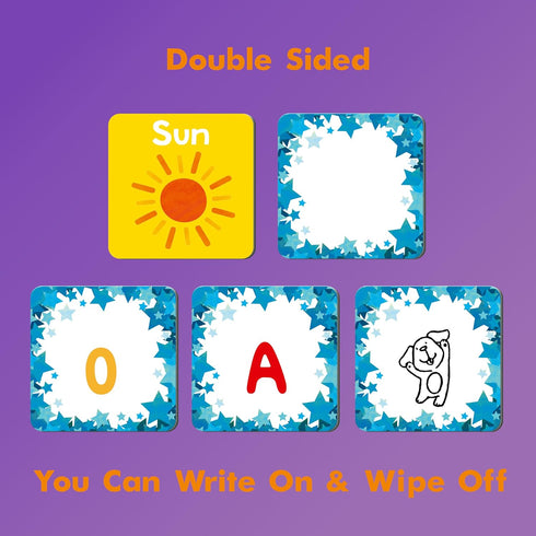 CVC Word Matching Game, 72 PCS CVC Words Memory Matching Cards for Toddlers 36 Pairs Memory Cards Educational Toys for Preschool Boys & Girls 4 5 ...