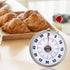 Visual Timer with Bracket, Chef Cooking Timer Clock with Loud Alarm, No Batteries Required, 100% Mechanical - Magnetic Backing, Exquisite Stainles...