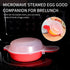 2pcs-Microwave Egg Cooker,Microwave Egg Maker,1 Minute Fast Egg Hamburg Omelet Maker Kitchen Cooking Tool...