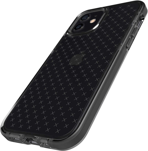 tech21 Evo Check Phone Case for Apple iPhone 12 and 12 Pro 5G with 12 ft Drop Protection, Smokey/Black T21-8373...