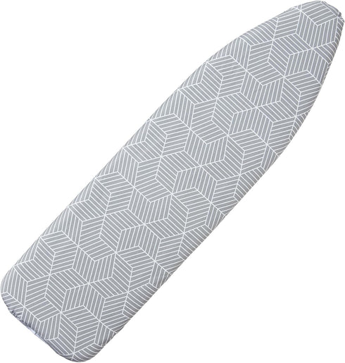 Ironing Board Cover with Padding 15 x 54 inch Standard Full Size, Heat Reflective with Hook and Loop Fasteners, Thick Padding with Elasticized Edg...