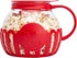 Ecolution Patented Micro-Pop Microwave Popcorn Popper with Temperature Safe Glass, 3-in-1 Lid Measures Kernels and Melts Butter, Made Without BPA,...
