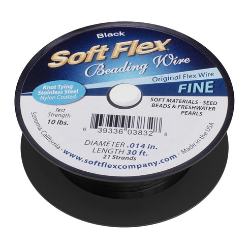 Soft Flex 21 Strand Beading Wire - Fine 0.14 Diameter - 30 Feet Design Wire...
