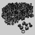 50-Pack M6 x 16mm Computer Rack Mount Cage Screws and Nuts & Washers for Rack Mount Server Cabinet, Rack Mount Screw Cage Nut - Black...