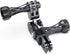Sametop Ball Joint Mount Aluminium Swivel Arm Mount with Wrench Compatible with GoPro Hero 12, 11, 10, 9, 8, 7, 6, 5, 4, Session, 3+, 3, 2, 1, Her...