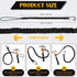 LEIFIDE 6 Pack Tool Lanyard Tool Tether with Single Metal Buckle and Adjustable Loop End, Weight Limit 8KG/ 17.6lb, with Aluminum Screw Lock...