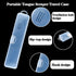 Tongue Scraper Case, Portable Tongue Scraper Travel Case?Transparent Tongue Cleaner Case?Tongue Scraper Holder...