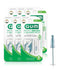 GUM Proxabrush Go-Betweens Refills - Tight - Compatible with GUM Permanent Handle -Reusable Interdental Brushes for Tight Teeth - Soft Bristled De...