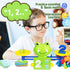 CozyBomB™ Homeschool Kindergarten Balance Board Game - Preschool Activities Math Learning Stem Montessori Cool Toys Educational with Frog Scale Ca...