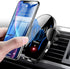 Wireless Car Charger Mount, Mikikin Auto-Clamping Qi 10W 7.5W Fast Charging Car Phone Holder Air Vent Compatible with iPhone 14 13 12 Pro Max Mini...