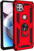 Military Grade Drop Impact for Moto One 5G Ace Case Motorola One 5G Ace G 5G Case 360 Metal Rotating Ring Kickstand Holder Armor Heavy Duty Shockp...