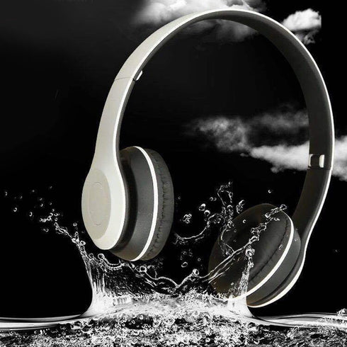 ASHATA for Bluetooth Headphones Over Ear, Foldable Stereo Headset, Sports Headphone Multifunction Deep Bass Noise Reduction for Home Office Travel...