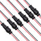 2 Pin Connector(6 kit), 18 AWG Automotive Electrical Connectors, Waterproof Wire Connectors, 2 Pin Electrical Connectors Waterproof, Plug in Wire ...
