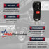Car Key Fob Keyless Entry Remote with Ignition Key fits Nissan, Infiniti (KBRASTU15 3-Btn)...