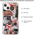 Winter Christmas Holiday Collage Case for iphone 13, Retro Aesthetic Christmas Gingerbread and Tree Pattern Case for Girls Women Men, Unique Trend...