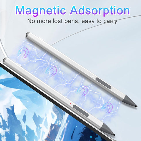 Stylus Pen for Microsoft Surface with 30mins Fast Charging, Surface Pro Pen for Surface Pro 11/10/9/8/7/6/5/4/3/X, Surface Go 3/2/1, Surface Book/...