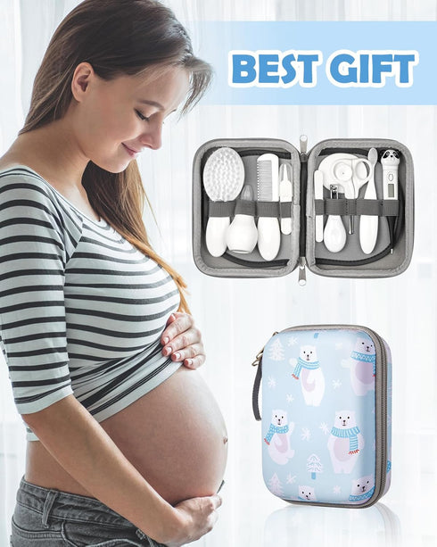 Lictin Baby Grooming and Health Kit, Safety Care Set, Newborn Nursery Health Care Set with Hair Brush,Comb,Nail Clippers and More for Newborn Infa...