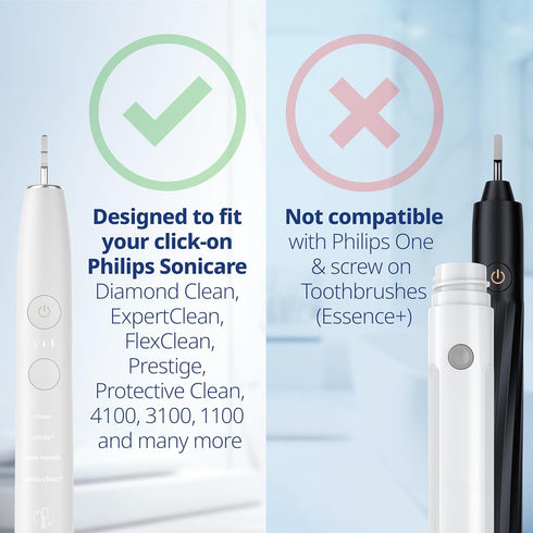 toothbrush heads active charcoal hard compatible with Philips Sonicare toothbrush heads - replacement heads for natural cleaning - Hard brush head...