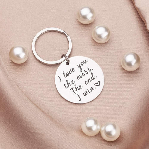 Valentine Day Gifts Couple Key Chain Gifts for Him Her-Husband for Girlfriend Boyfriend Wife Keychain Gifts for Anniversary Birthday Wedding Gifts...