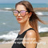 Polarized Oversized Sunglasses for Women Men Trendy Cateye Sun Glassses Retro Large Frame Shades Black...