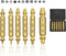 6 Pieces Gold Screw Extractor Kit,HSS 4341 Damaged Screw Extractor Set,Remover for Stripped Head Screws Nuts & Bolts Drill Bit Tools...