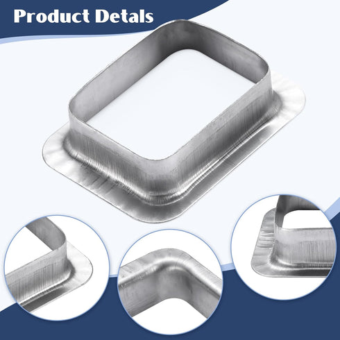 3" x 4" Rain Gutter Downspout Drop Outlet Aluminum K Style (2 Pack)...