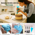 Piping Bags and Tips Set, Reusable Cake Decorating Supplies with 2 Reusable Bags, 12 Icing Tips, 2 Silicone Rings, 2 Couplers and 3 Scrapers, Cake...