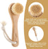 Stain Brush Laundry, Natural Boar Bristle Cleaning Brush, Dense Household Clothes Shoes Stain Remover Tool Ultra Soft Brush for Body Face Knits Co...