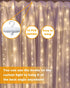 Curtain Lights 300 LED Twinkle Fairy Lights with Remote USB Powered for Wedding Christmas Backdrop for Bedroom Home Room Decor (Warm White)...