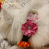 8pcs Flower Dog Collar Charms, Mulit Color Rhinestone Dog Collar Bow Ties for Puppy Cat Dog Grooming Accessories...