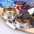 1 Set Stainless Steel Art Oil Pot with Lid Leak Proof Drum Shape Oil Pot for Artists, Students, Drawing Enthusiasts Painting...