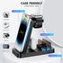 Wireless Charger for iPhone - 5 in 1 Charging Station for Multiple Devices Apple: Fast Wireless Charging Stand Dock for iPhone 15 14 13 12 Pro Max...