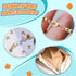 450pcs Jewelry Making Accessories Set Includes 200pcs Open Jump Ring Connectors 200pcs Bead Tips Knot Covers and 50pcs Lobster Claw Clasps for Bra...