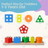 Montessori Toys for 1+ Year Old - Sorting and Stacking Educational Wooden Shape Sorter Toy - Preschool Learning Toys for Toddlers 1-3 -Year-Old - ...