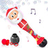 Light Up Christmas Santa Bubble Wand for Kids, 14 Inch Bubble Blower with Lights & Sound Effects, Bubbles for Kids Ages 1 2 3 4 5 6 Bubble Toys, C...