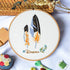 3 Piece Embroidery Kit,Beginner Crochet Kit with Embroidery Pattern Embroidery Hoop,Cross Stitch Kit,Adult Crochet Kit,Hand Embroidery Kit,Arts an...