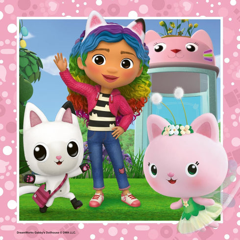 Ravensburger Gabby's Dollhouse 3 x 49 Piece Jigsaw Puzzle Set for Kids - Screen-Free Activity Boosts Concentration and Focus...