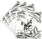 3dRose Don Quixote- Don Quixote, Spanish, Literature, Novel, Fiction, Fictional Spanish, People, Man Ceramic Tile Coasters (Set of 4)...