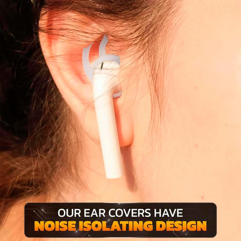 4 Pairs Silicone Ear Bud Replacement Tips - Apple Airpod Ear Hooks Earbud Tips Airpods Anti Slip Covers Earbud Replacement Tips Silicone Ear Tips ...