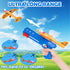 6 Pack LED Airplane Launcher Toys with 2 Launchers, 2 Flight Mode Glider Catapult Plane with Stickers, Flying Outdoor Toys for 3 4 5 6 7 8 9 10 11...