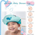 Baby Shower Cap Shield, Shower Cap for Kids, Visor Hat for Eye and Ear Protection for 0-9 Years Old Children,Cute whale shape Makes the Baby Bath ...