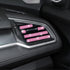 10 PCS Most Car Air Vent Outlet Trim,Bling, Rhinestone Air Conditioner Decoration Strip, Universal Bendable,Interior Accessories (Pink)...