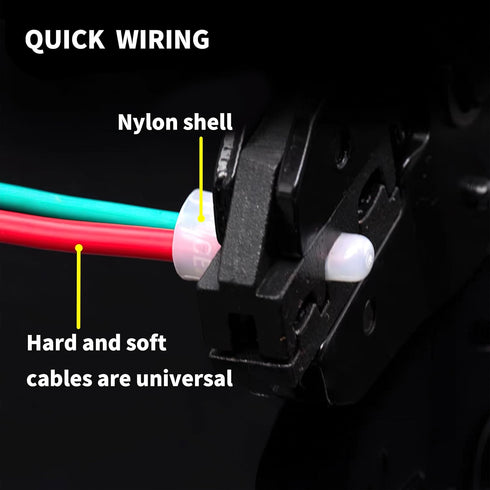 600pcs Closed End Crimp Connectors, Closed End Crimp Terminals, Closed End Wire Crimp Connectors, Nylon Wire Connectors Crimp Cap Wire Terminals C...