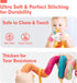 hahaland Car Seat Toys for Babies 0-6 Months Girl - Baby Toys 3-6 Months - Rattle, Mirror, Crinkle, Squeaky Carseat Stroller Toys 0-6 Months Devel...