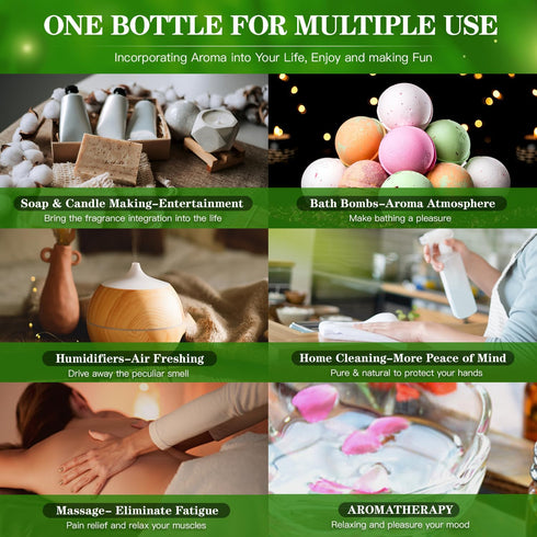 Peppermint Essential Oil 4OZ Peppermint Oil for Diffuser, DIY & Home Cleaning, Massage, Aromatherapy - 118ml...