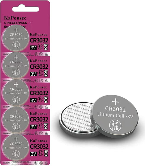 CR3032 3V Lithium Button Coin Cell Battery-5Packs...