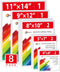 Simetufy 8 Pack Canvas Boards for Painting Multi-Size Paint Canvas Panels Set 4x4, 5x7, 8x10, 9x12, 11x14 Inches Pre-Primed 100% Cotton Blank Canv...