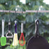 12-Pack 4.2 Inches Black Antistatic coating Steel S hook Cookware Universal Pot Rack Hooks Sturdy Hanging Hooks - Multiple uses for Kitchenware, P...