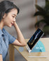 SAIJI Adjustable Tablet Stand Holder Portable Foldable Desktop Stand Dock Compatible for iPad, iPhone, Nintendo Switch, Samsung Galaxy and Kindle ...