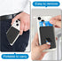 Senose Phone Card Holder, Silicone Phone Wallet with Stand Stick on Credit Card Holder for Back of Phone, Anti Slip Out Phone Pocket Compatible fo...